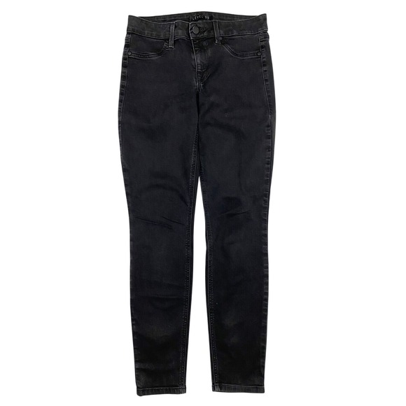 Level 99 Denim - Level 99 Mid Rise‎ Stretch Skinny Jegging Jeans Womens 27 Black